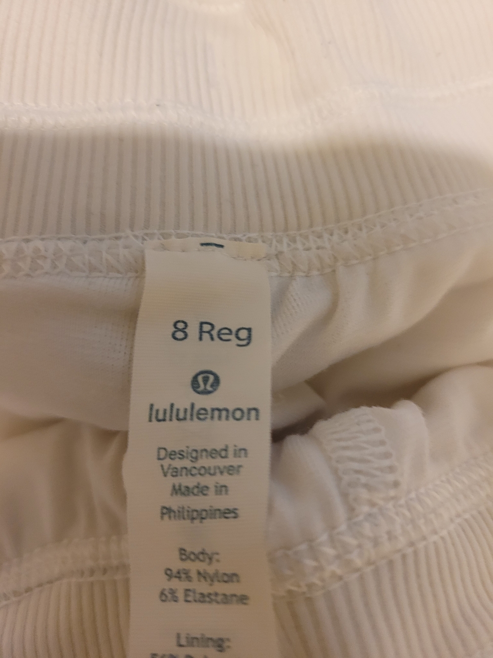 lululemon athletica Women's White Track Pants - Picture 3 of 6
